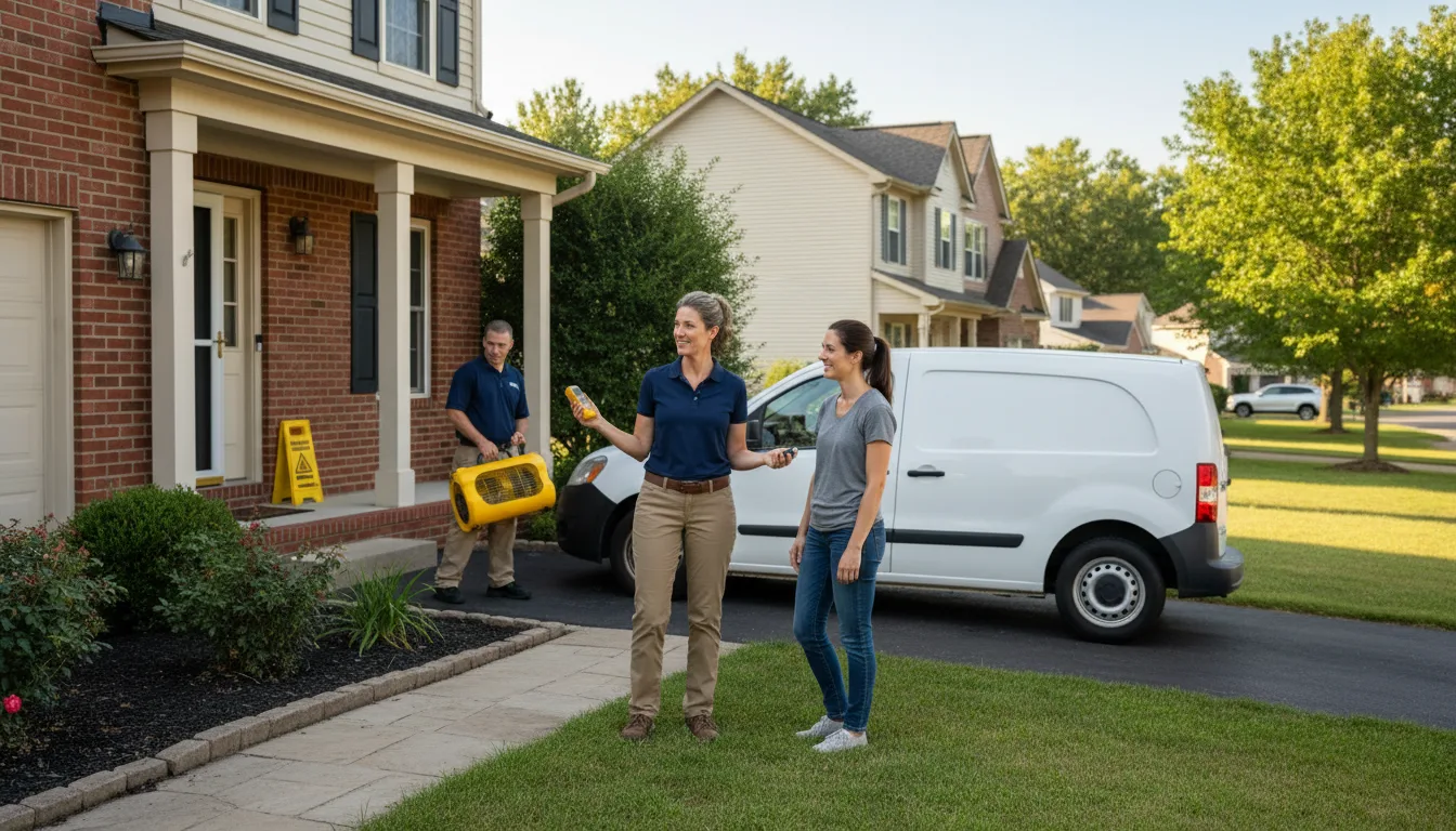 Water restoration image for Mildew Remediation in Quincy, OH